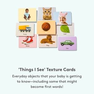 Lovevery “Things I See” Texture Flash Cards